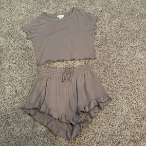 Ruffled Two-Piece Lounge Set from Alterd State